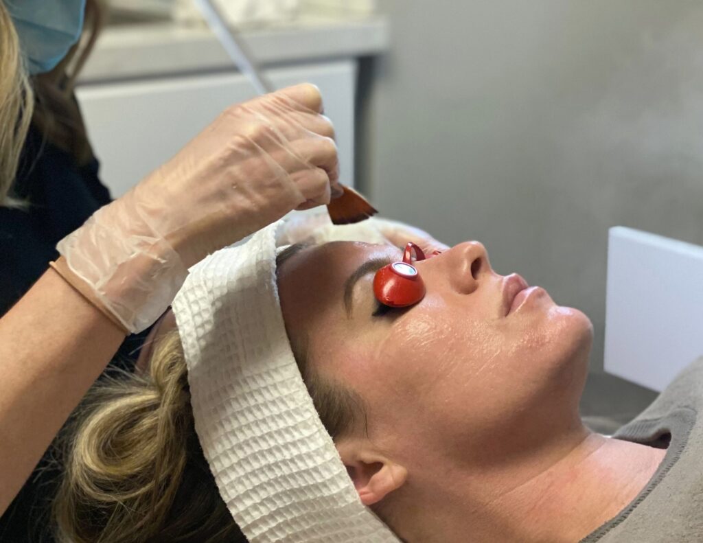 hydration step of the best anti-aging facial in Kansas City